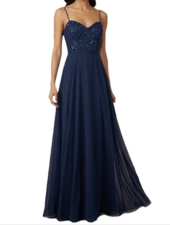 Dresses & Skirts - Morilee Madeline Gardner Navy Blue Evening Gown Size 12